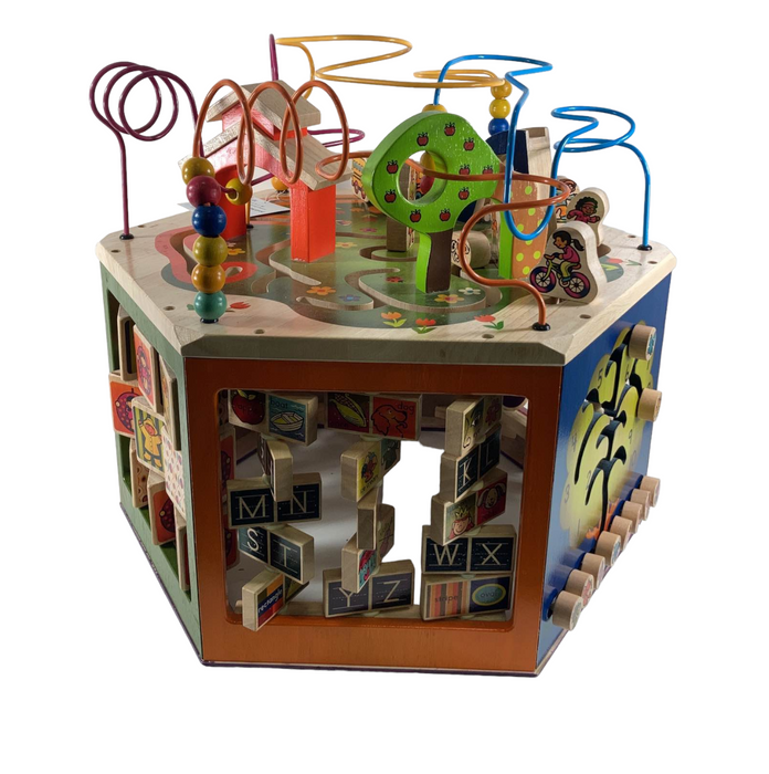 B. toys Youniversity Wooden Activity Cube