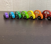 used Melissa & Doug Wooden Race Car Vehicle Set