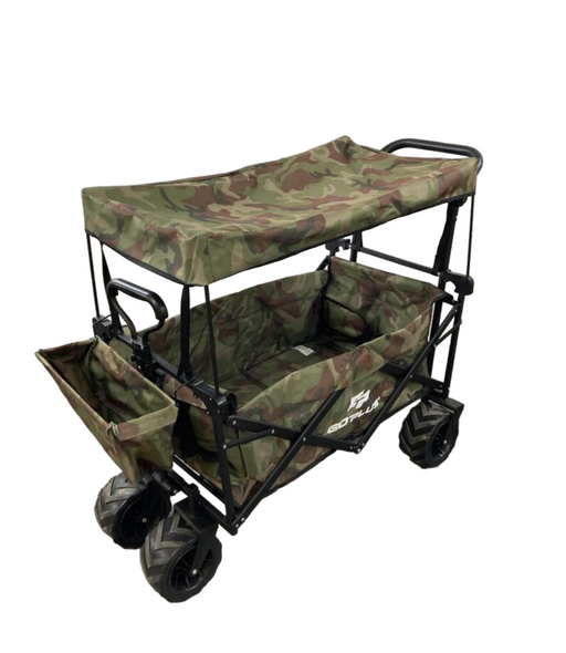 used Go Plus Collapsible Folding Wagon Cart With Canopy