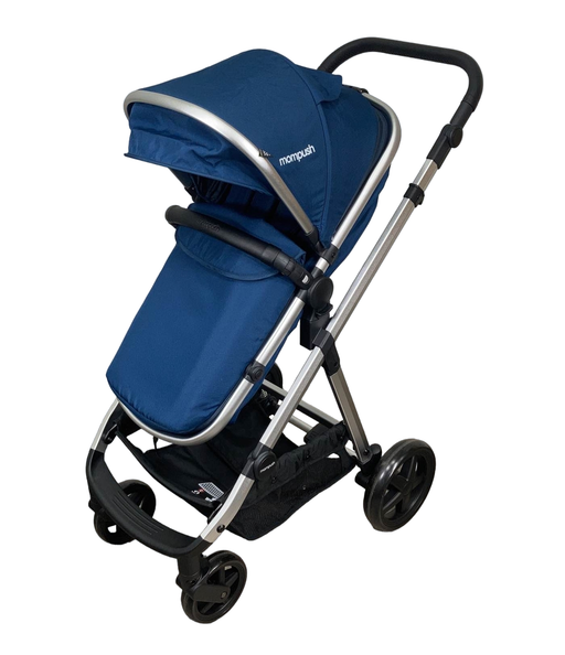 used Mompush Meteor 2 Stroller, Navy Blue, 2022