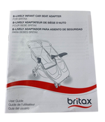 secondhand Britax B-Lively Double Stroller Infant Car Seat Adapter And Child Tray Kit