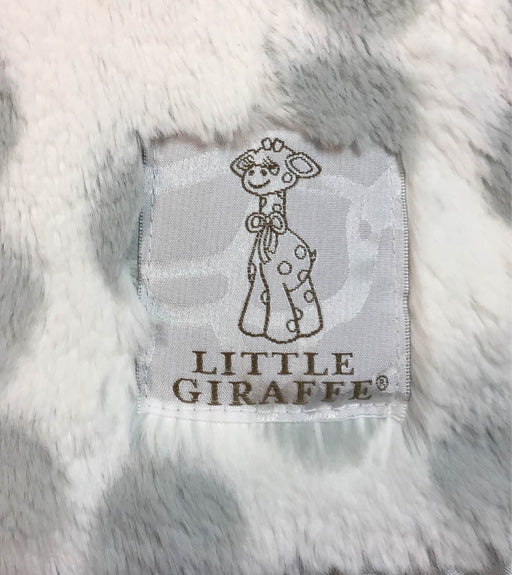 secondhand Little Giraffe Satin Receiving Blanket