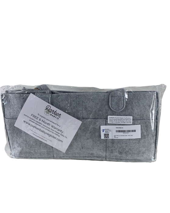 used Parker Baby Co. Diaper Caddy, Large, Grey