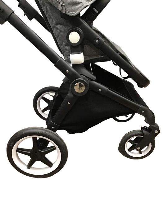 used Bugaboo Lynx Stroller, 2022, Black, Grey Melange