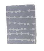 used 4moms Breeze Cotton Bassinet Sheet, Grey Beads