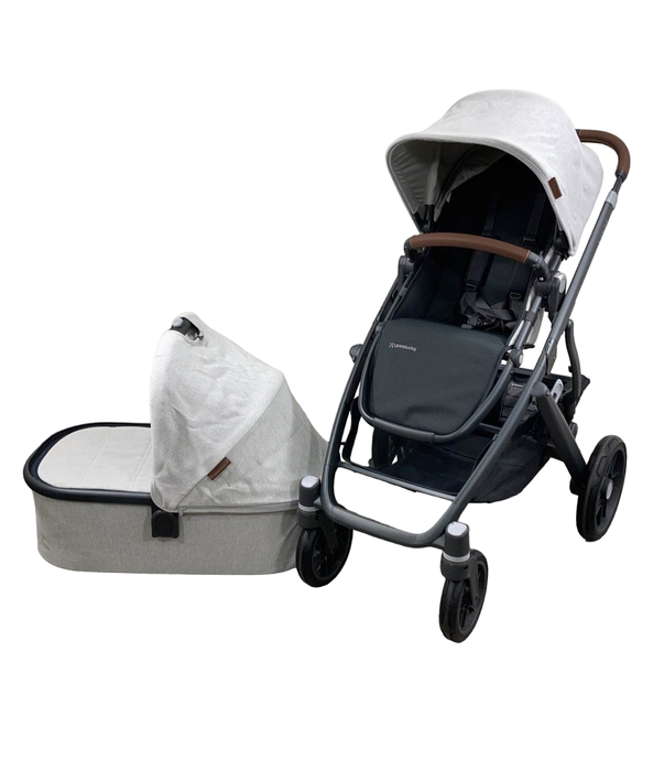 used UPPAbaby VISTA V2 Stroller, 2022, Anthony (White & Grey Chenille)