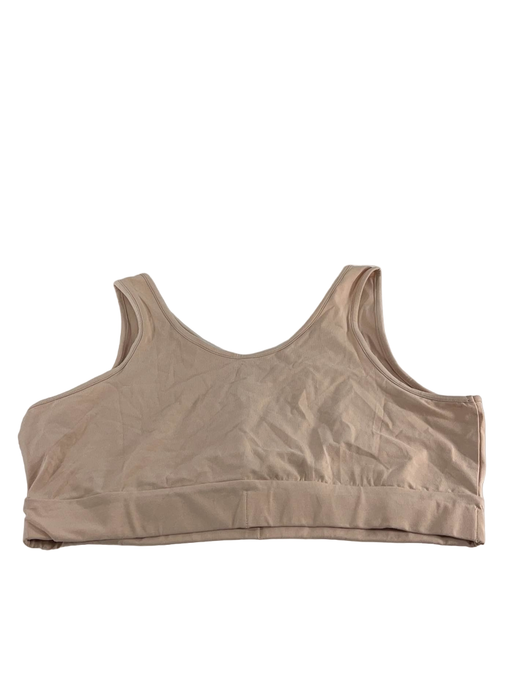 secondhand Kindred Bravely French Terry Racerback Nursing And Sleep Bra, Beige, XX-Large