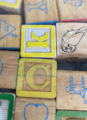 secondhand BUNDLE Wooden Alphabet Blocks