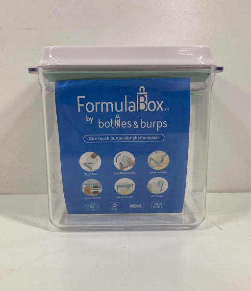 used Bottle And Burps Formula Box