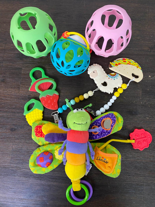 used BUNDLE Teething And Grasping Toys