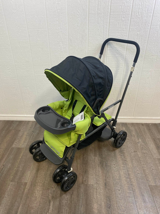 used Joovy Caboose Graphite Stand-On Tandem Stroller, 2019, Appletree