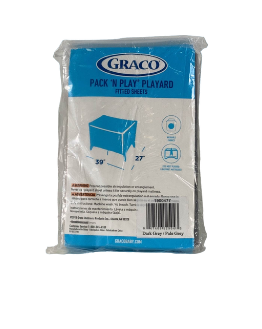 secondhand Graco Pack 'n Play Fitted Sheet, 2 Pack