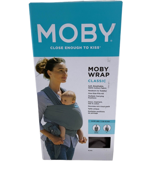 used Moby Classic Wrap, Slate