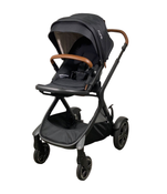 secondhand Nuna Demi Grow Stroller, 2022, Black Caviar