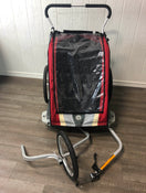 used Chariot Cougar 2 Bike Trailer/Jogging Double Stroller