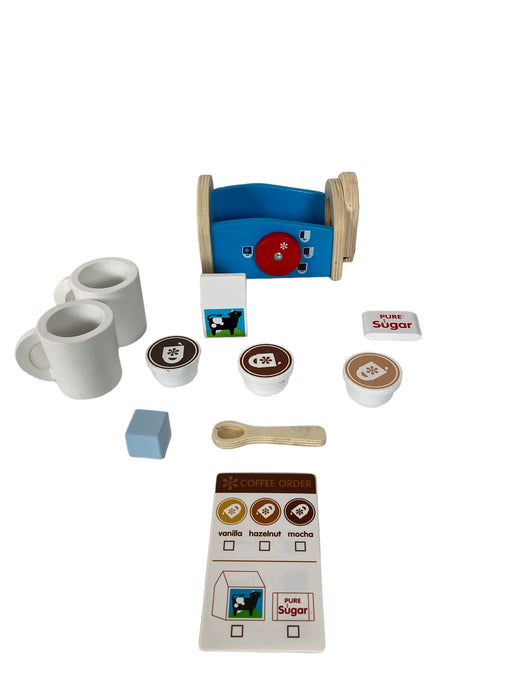 used Melissa & Doug Wooden Brew & Serve Coffee Set