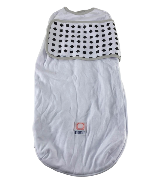 used Nanit Breathing Wear Swaddle, White, Large (3-6m)