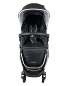 secondhand Mockingbird Single Stroller, 2023, Silver With Black Leather, Windowpane