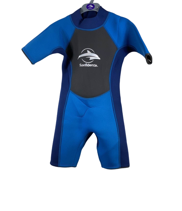 used Konfidence Warma Child Wetsuit, 9-10yrs, Blue