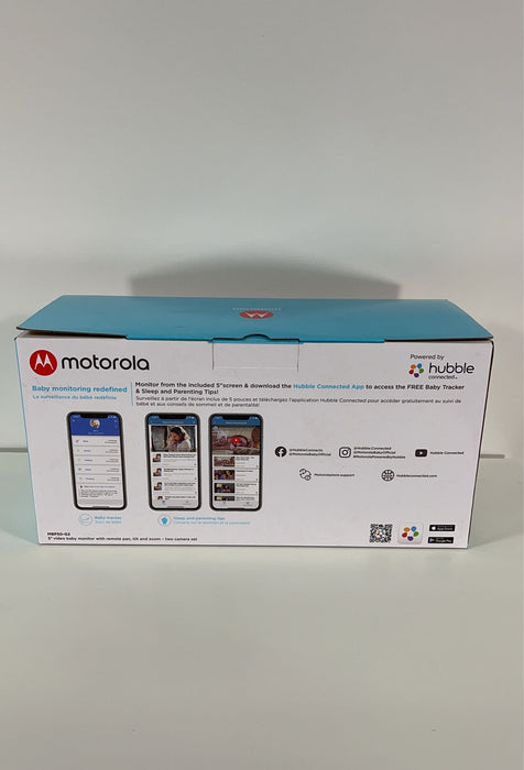 used Motorola MBP50-G2 5" Video Baby Monitor with Two Cameras