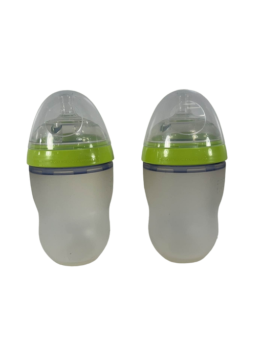 secondhand Comotomo Bottles 2 Pack, 8oz, Green