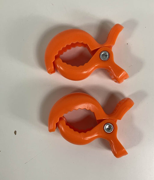 used Dreambaby Stroller Clips, Orange/Purple