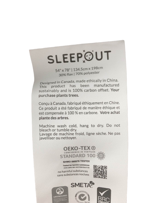 Sleepout Portable Blackout Curtain, Grey