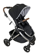 used Mockingbird Single Stroller, 2023, Black, Watercolor Drops, Silver With Penny Leather