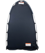 secondhand SlumberPod 3.0 Sleep Canopy with Fan, Black with Gray Accents