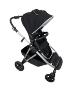 used Mockingbird Single to Double Stroller, 2023, Silver with Black Leather, Windowpane, Black