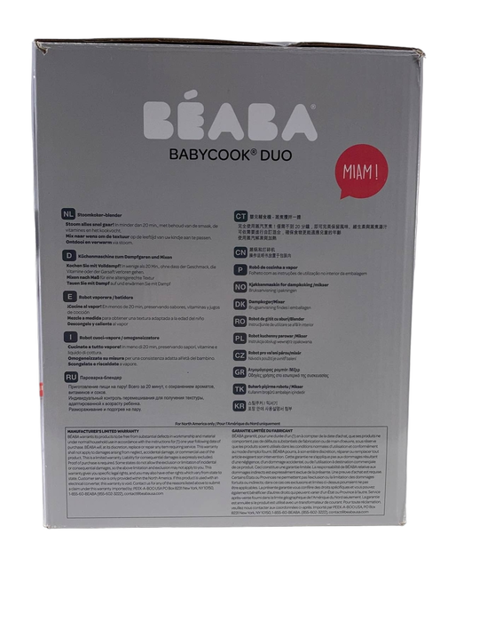 secondhand Beaba Babycook Pro 2x Food Maker, Cloud