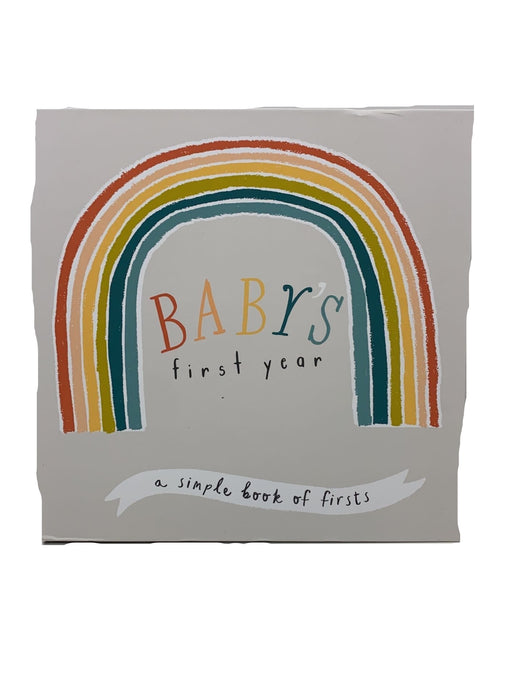 used Lucy Darling Baby’s First Year Little Rainbow Memory Book