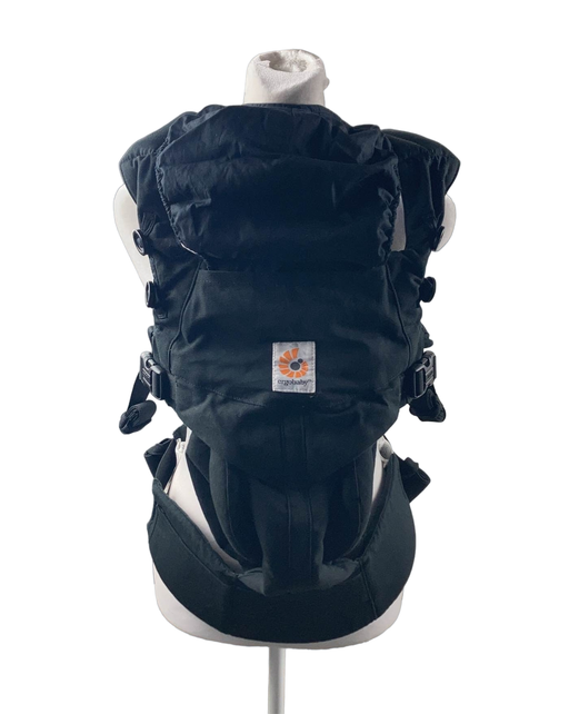 used Ergobaby Omni 360 Cotton Baby Carrier, Pure Black