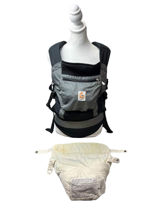 used Ergobaby Performance Ventus Carrier, With Easy Snug Infant Insert