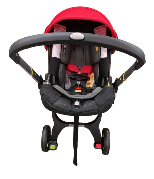 secondhand Doona Infant Car Seat & Stroller Combo, 2022, Flame Red