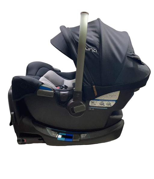 secondhand Nuna PIPA rx Infant Car Seat with RELX Base, 2023, Caviar