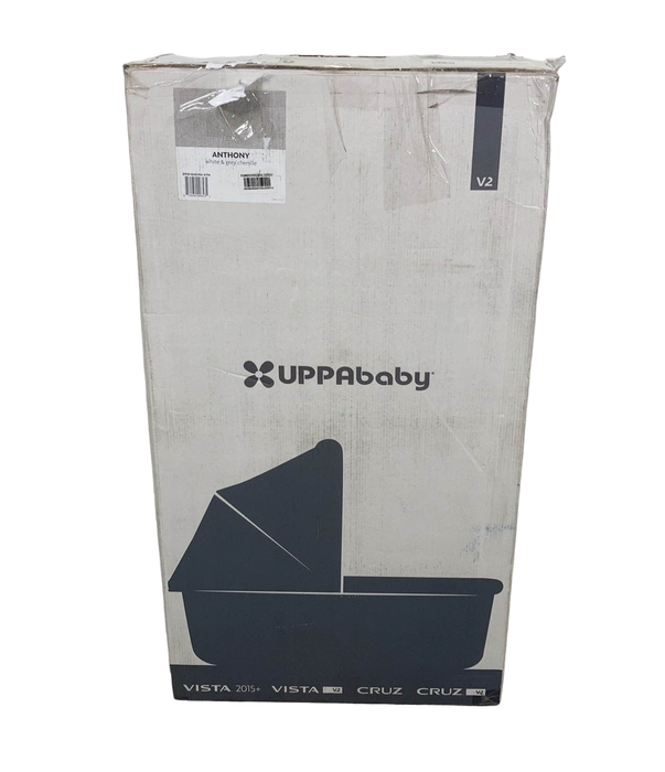 used UPPAbaby V2 Bassinet, Anthony (White & Grey Chenille)