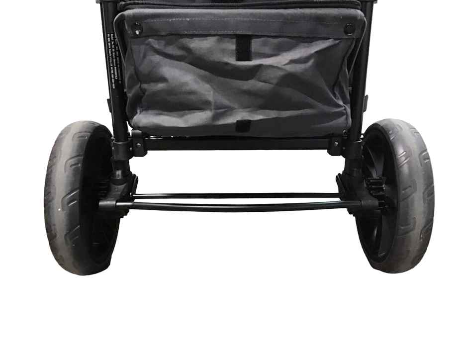 Wonderfold X2 Push + Pull Double Stroller Wagon, 2021, Stone Gray, (Missing One Canopy Pole)