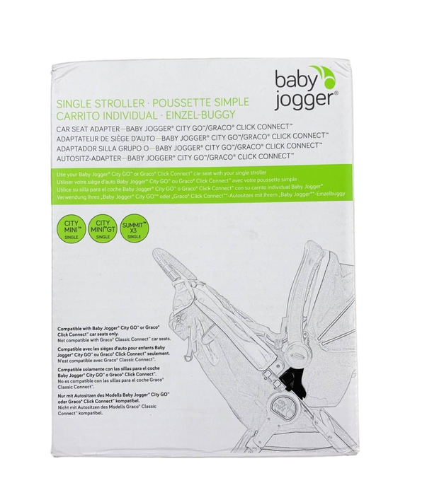 used Baby Jogger Car Seat Adapter For City Mini and City Mini GT for Nuna, Cybex, and Maxi-Cosi