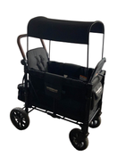 secondhand Wonderfold W2 Luxe Multifunctional Double Stroller Wagon, 2022, Charcoal Black