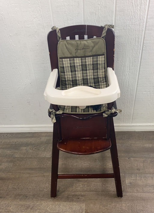 secondhand Eddie Bauer Wooden High Chair