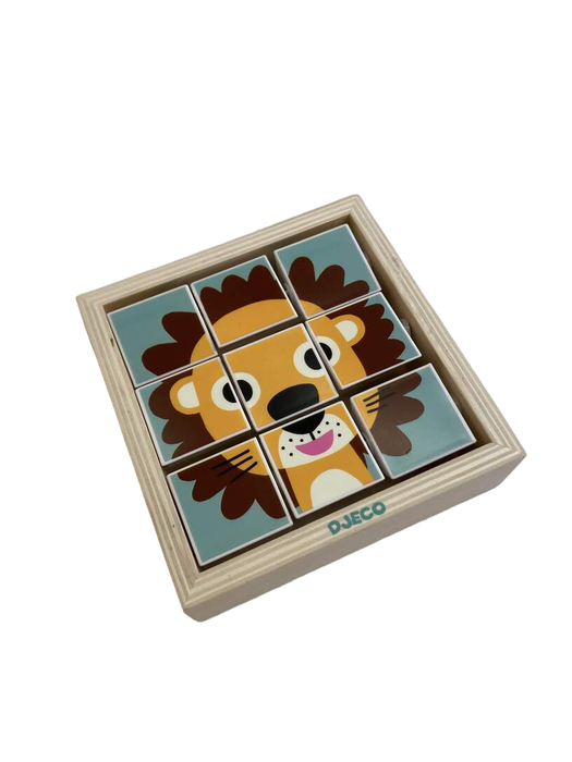 used DJECO Tournanimo Wooden Puzzle