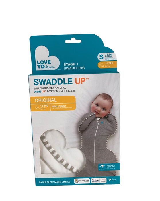 used Love To Dream Swaddle UP Original 1.0 Sleep Sack, Small