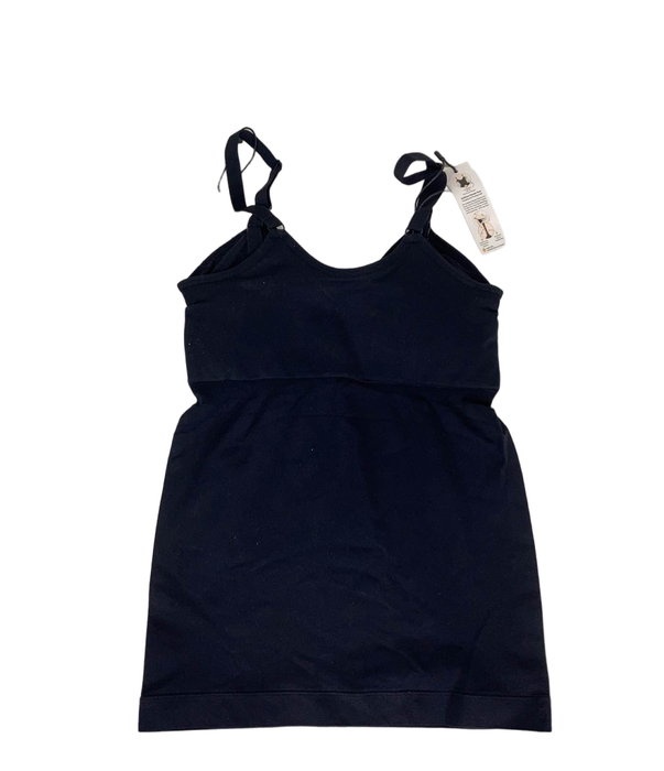 secondhand Kindred Bravely Sublime Maternity And Nursing Tank With Built In Bra, Black, Regular, S