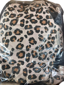 secondhand BabyBjorn Baby Carrier One, Beige/Leopard - Cotton