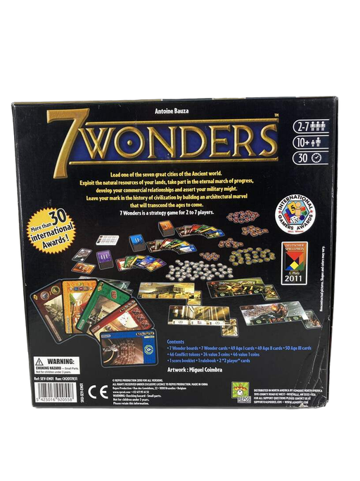 secondhand Repos 7 Wonders Board Game