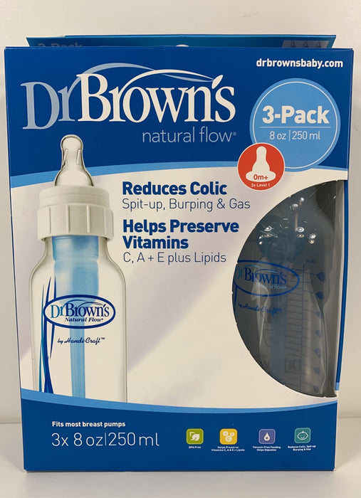 used Dr. Brown's Original Bottle, 8 Ounce, 3 Pack