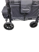 used Wonderfold W2 Luxe Multifunctional Double Stroller Wagon, Volcanic Black, 2023