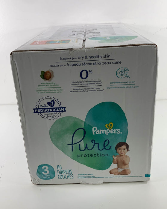 secondhand Pampers Pure Protection Diapers Size 3, 116 Count