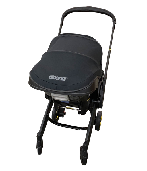 used Doona Infant Car Seat & Stroller-Midnight Edition, 2022